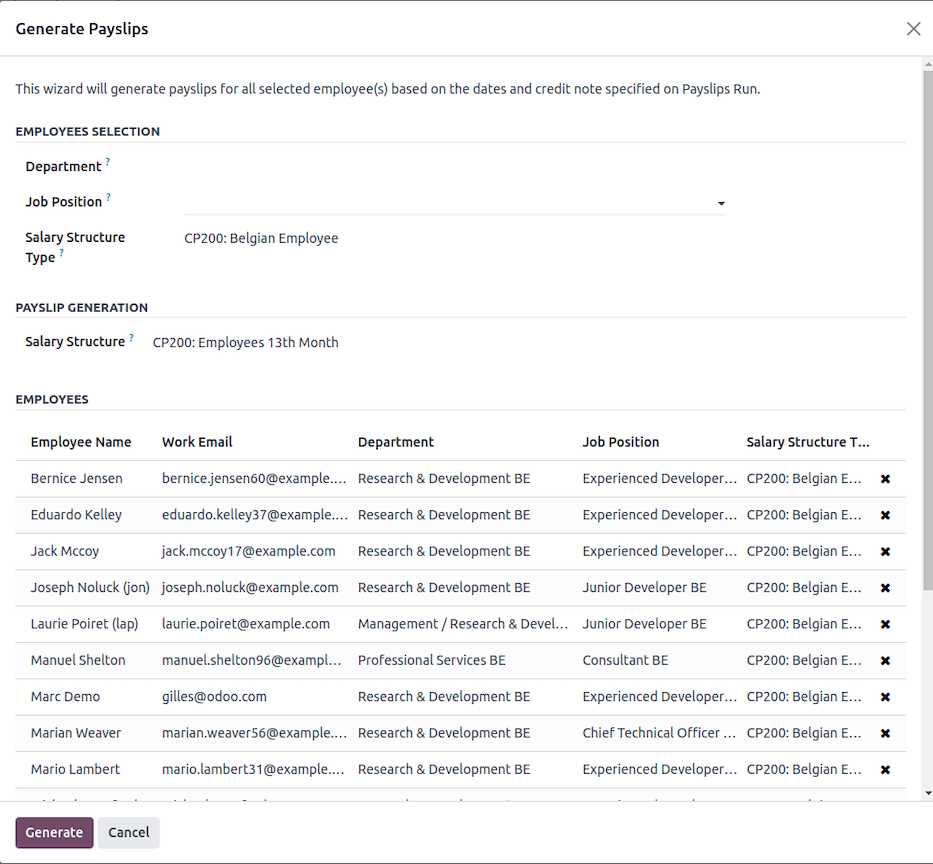 End of Year Bonus Batch Wizard.